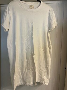 For Days White Maxi T shirt Dress
